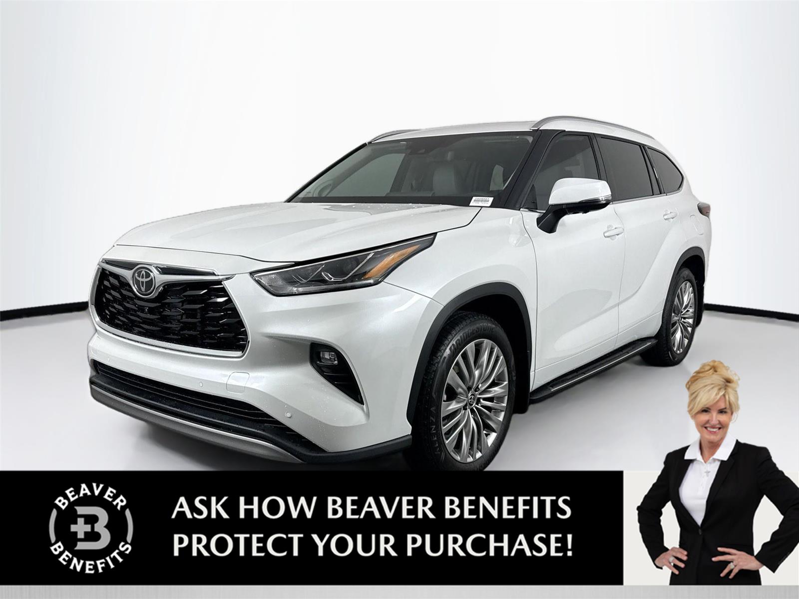 White (Wind Chill Pearl) 2026 Toyota Highlander Platinum AWD SUV / Crossover All-Wheel Drive 8-Speed Automatic