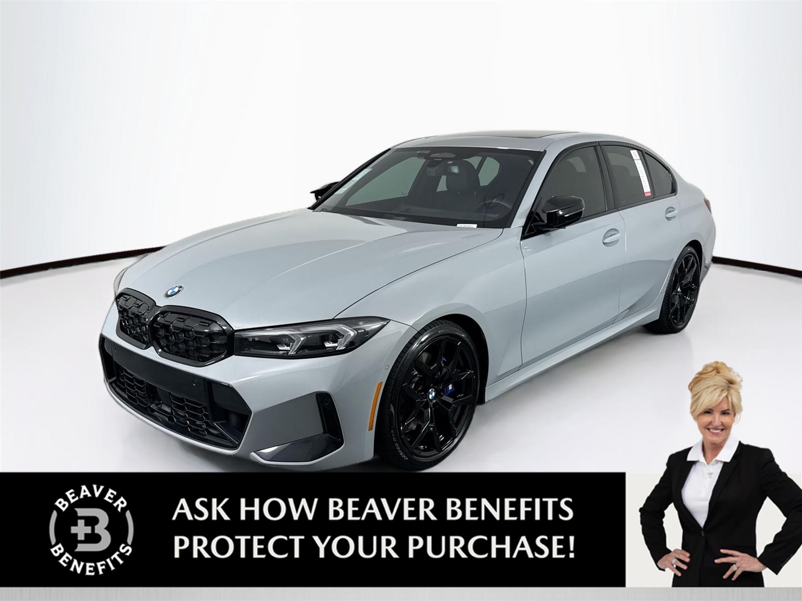 Gray (Brooklyn Grey Metallic) 2026 BMW 3 Series M340i RWD Sedan Rear-Wheel Drive Automatic