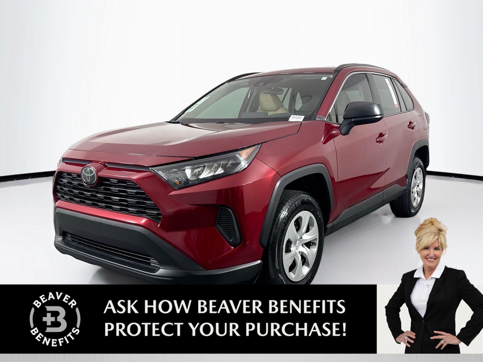 Red (Ruby Flare Pearl) 2019 Toyota RAV4 SUV / Crossover Front-Wheel Drive 8-Speed Automatic