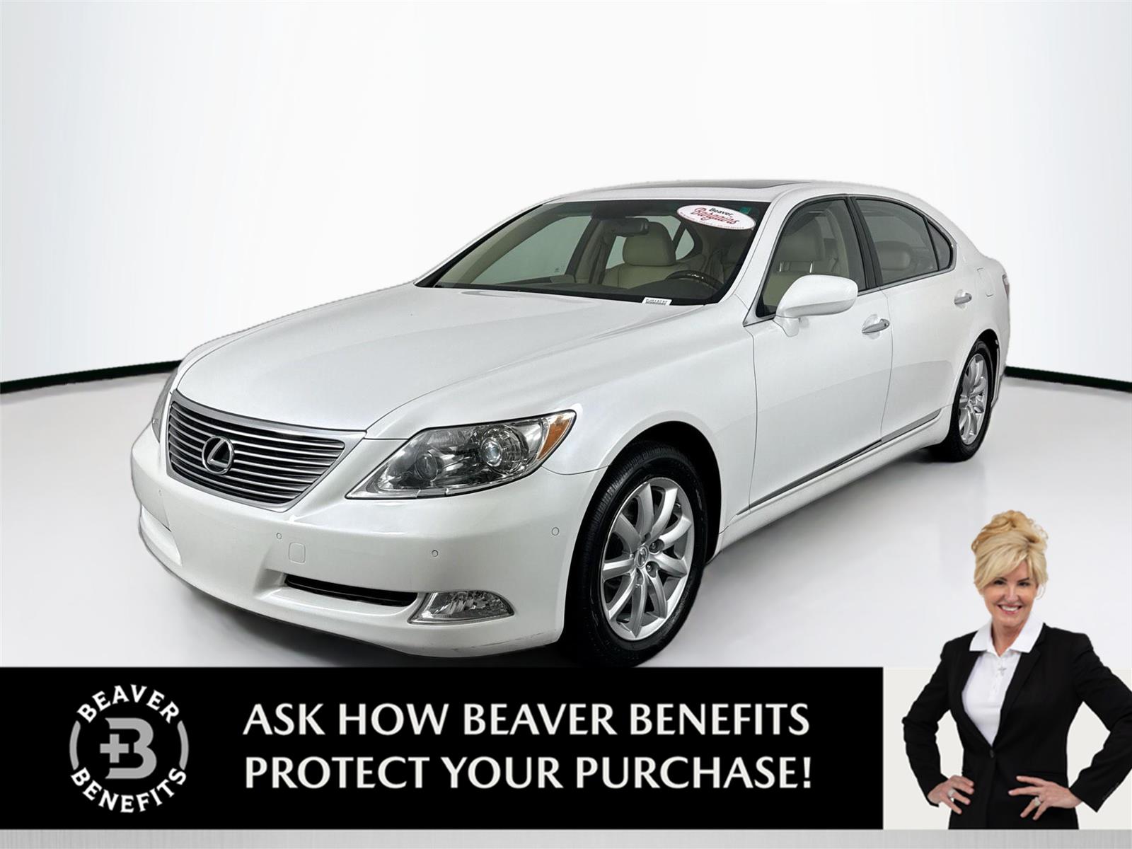 Starfire Pearl 2007 Lexus LS Sedan Rear-Wheel Drive Automatic