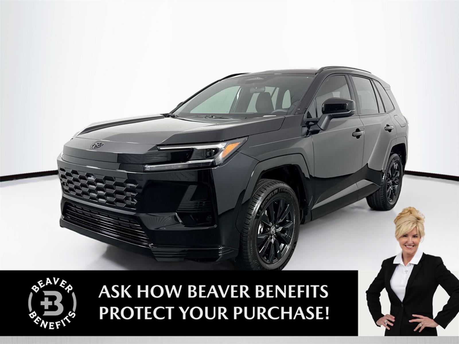 Midnight Black Metallic 2026 Toyota RAV4 SUV / Crossover Front-Wheel Drive Continuously Variable Transmission
