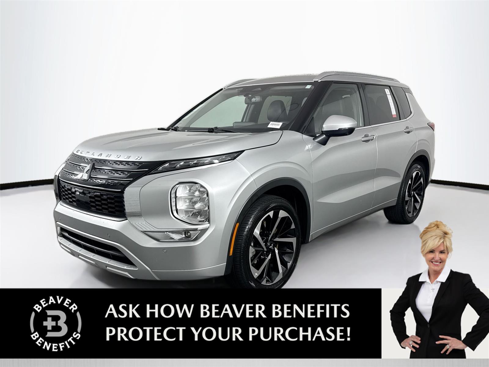 Alloy Silver Metallic 2024 Mitsubishi Outlander SUV / Crossover Front-Wheel Drive Continuously Variable Transmission