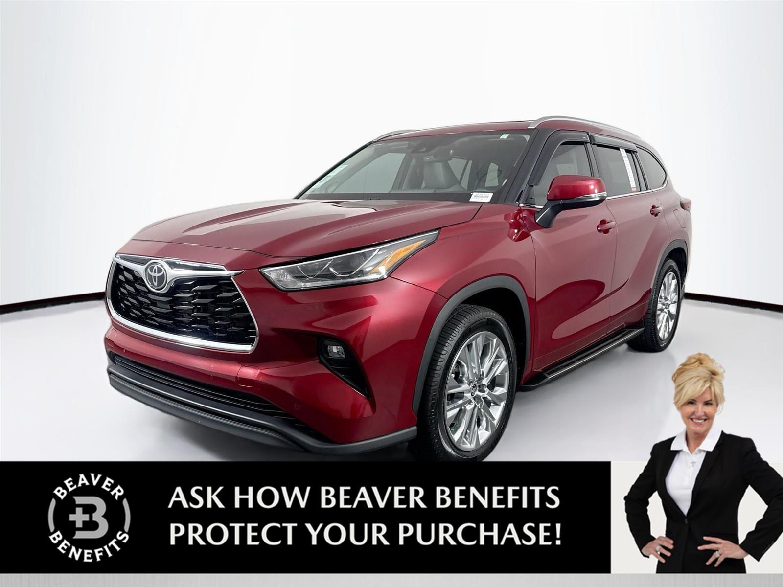 Red (Ruby Flare Pearl) 2023 Toyota Highlander SUV / Crossover Front-Wheel Drive Automatic