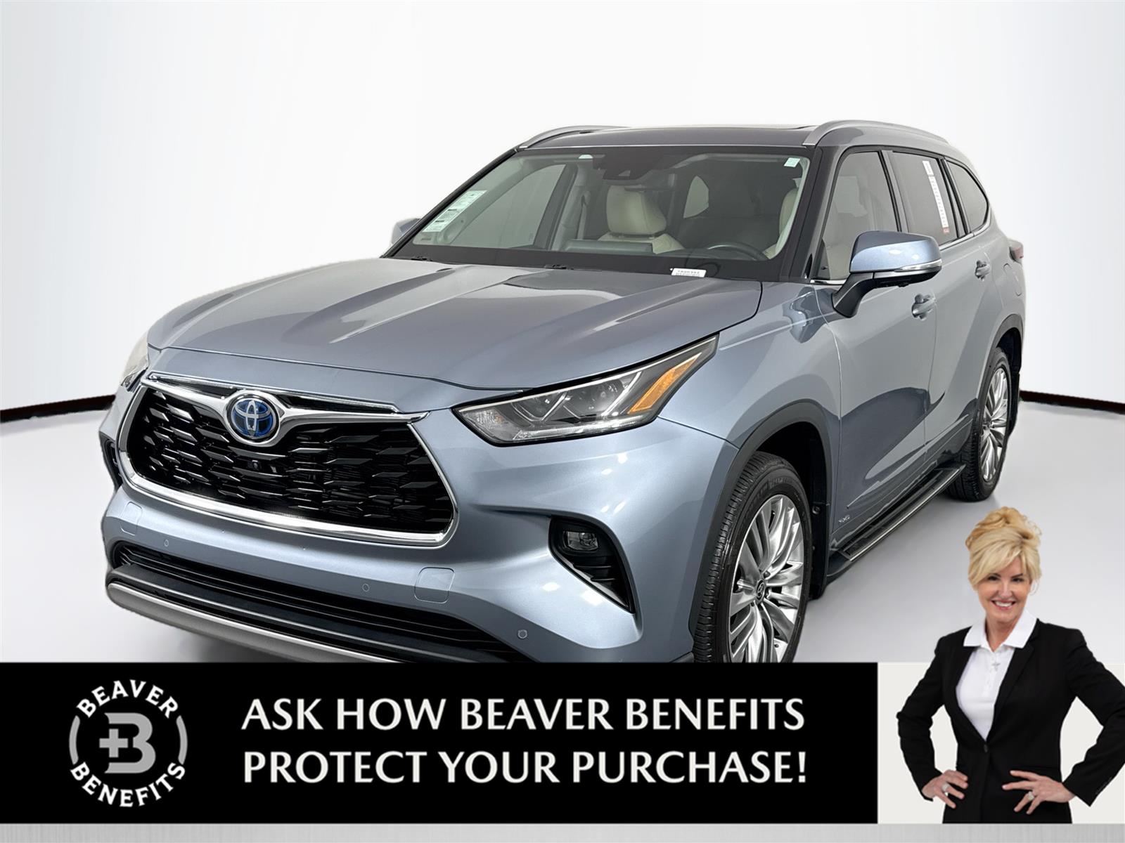 Moon Dust 2024 Toyota Highlander Hybrid SUV / Crossover All-Wheel Drive Continuously Variable Transmission