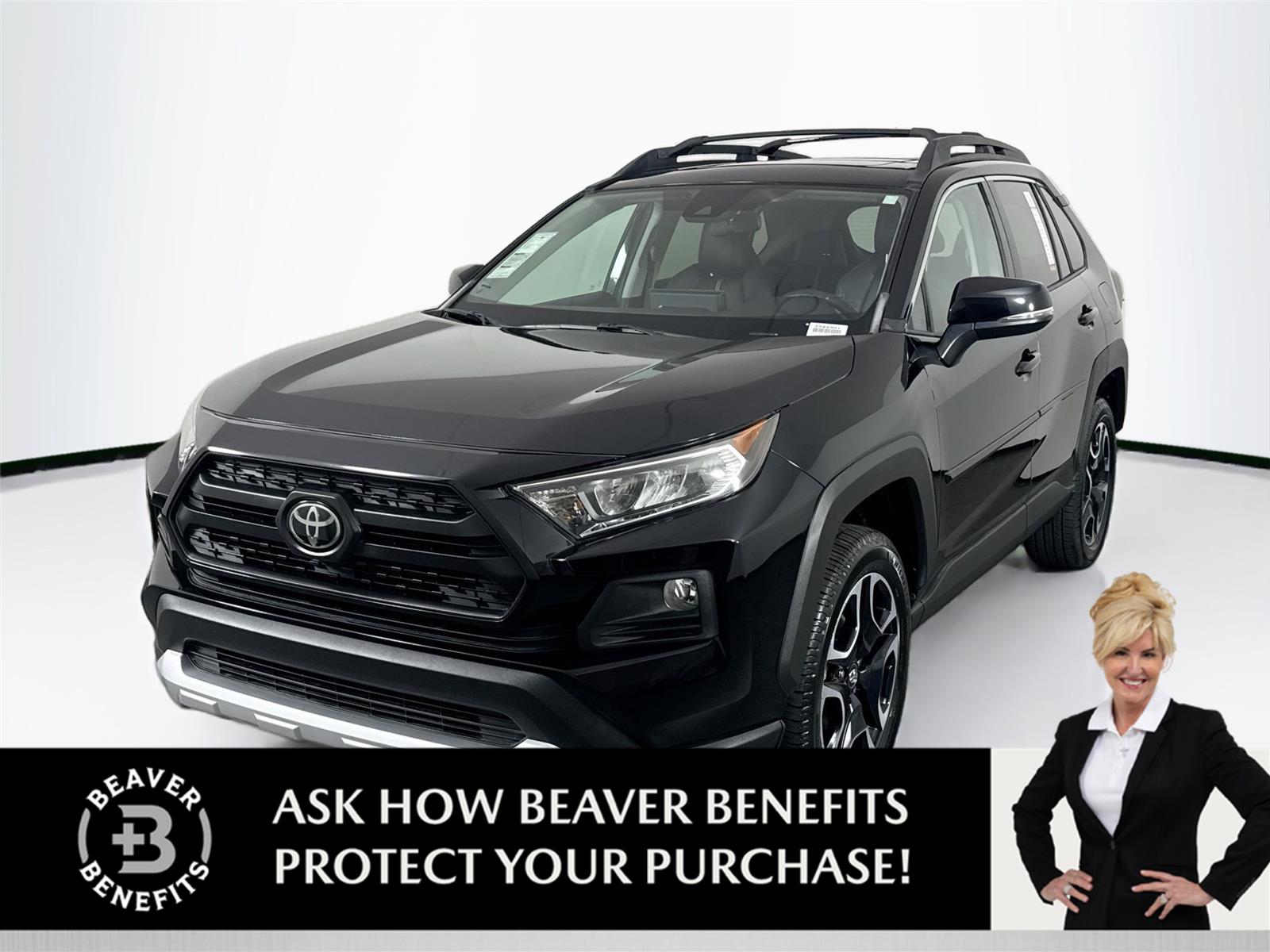 Midnight Black Metallic 2019 Toyota RAV4 SUV / Crossover All-Wheel Drive Automatic