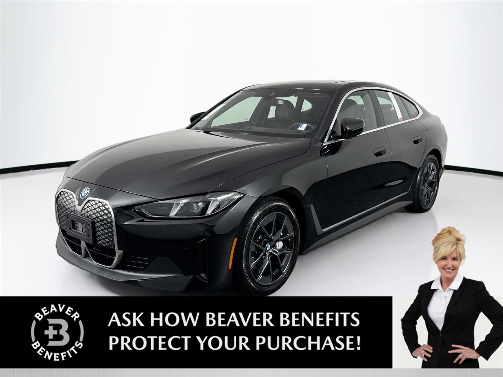 Jet Black 2025 BMW i4 Sedan All-Wheel Drive Automatic