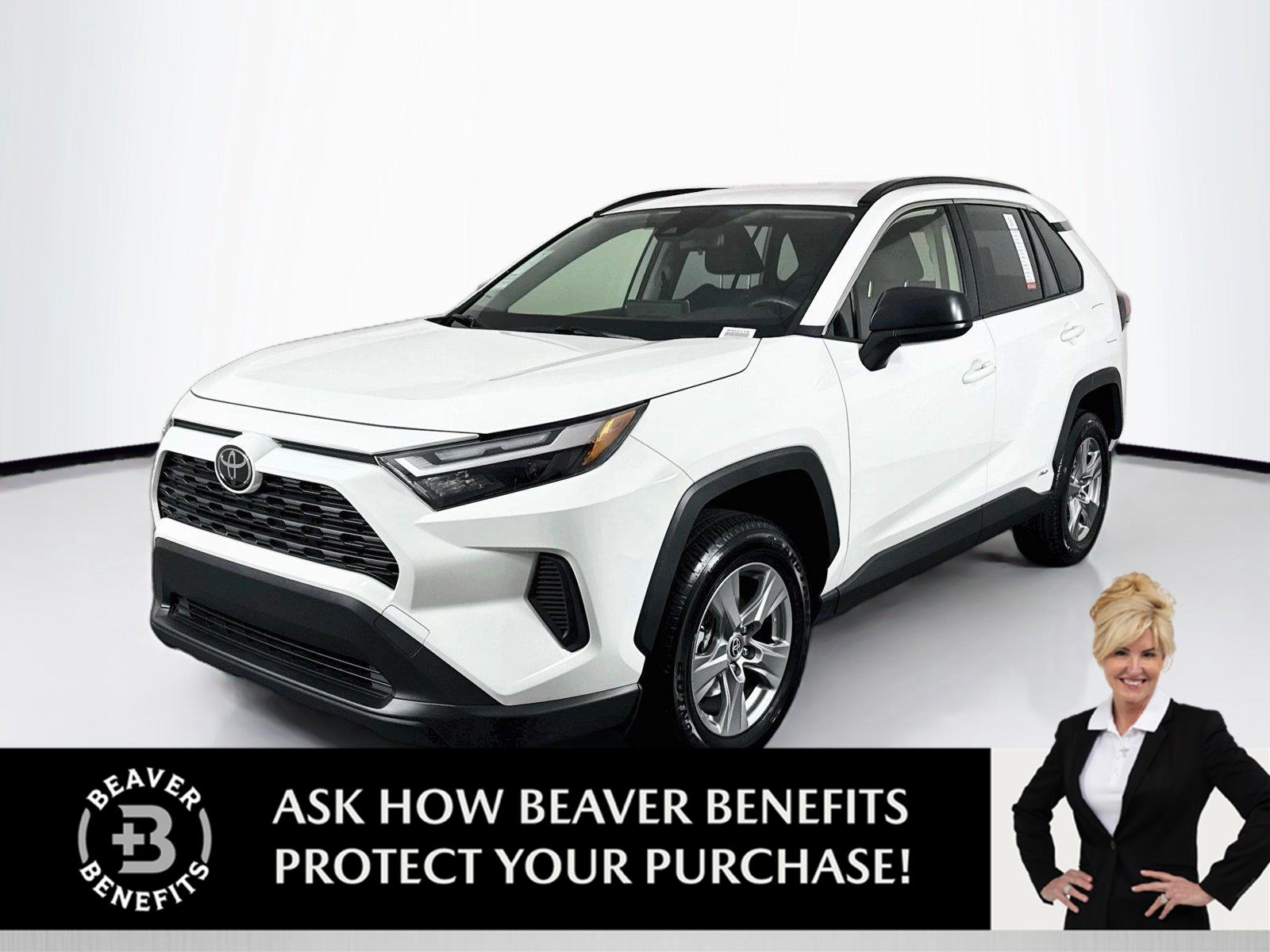 Ice Cap 2025 Toyota RAV4 Hybrid SUV / Crossover All-Wheel Drive Continuously Variable Transmission