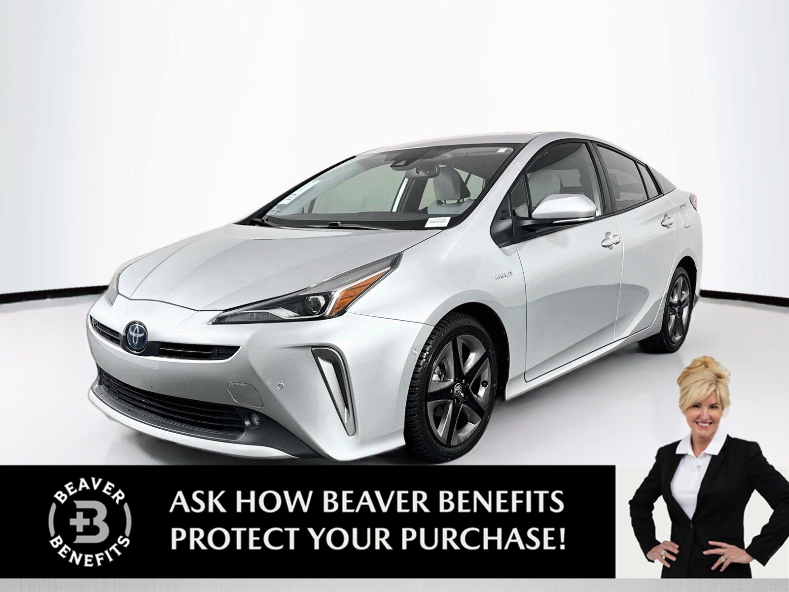Classic Silver Metallic 2022 Toyota Prius Hatchback Front-Wheel Drive Continuously Variable Transmission
