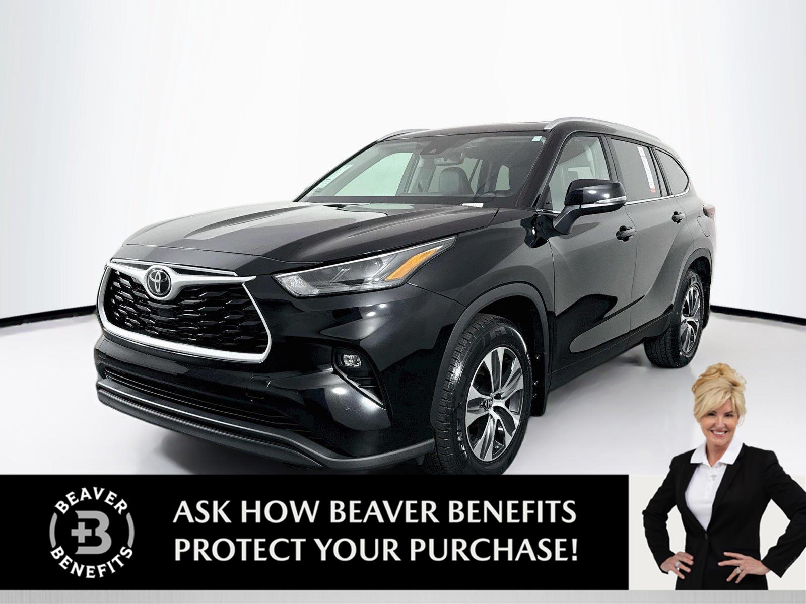 Midnight Black Metallic 2026 Toyota Highlander SUV / Crossover All-Wheel Drive Automatic