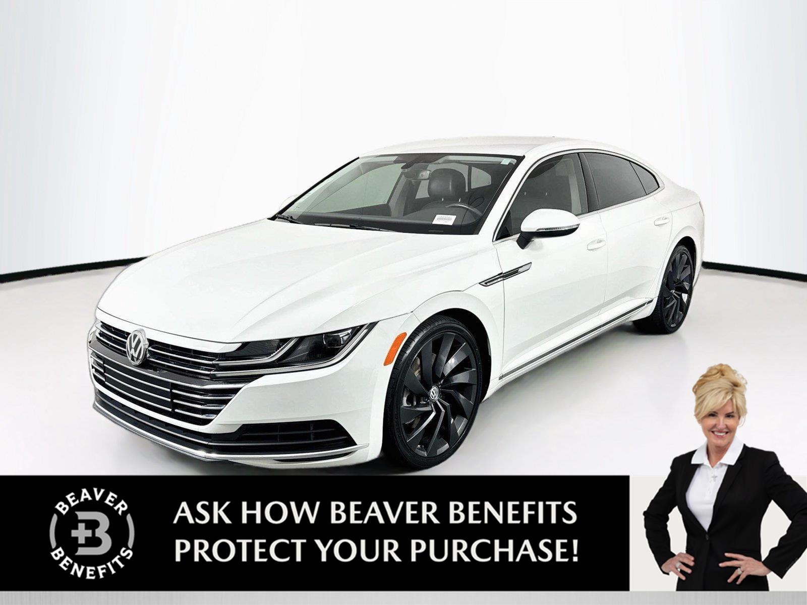 Pure White 2019 Volkswagen Arteon Sedan All-Wheel Drive Automatic