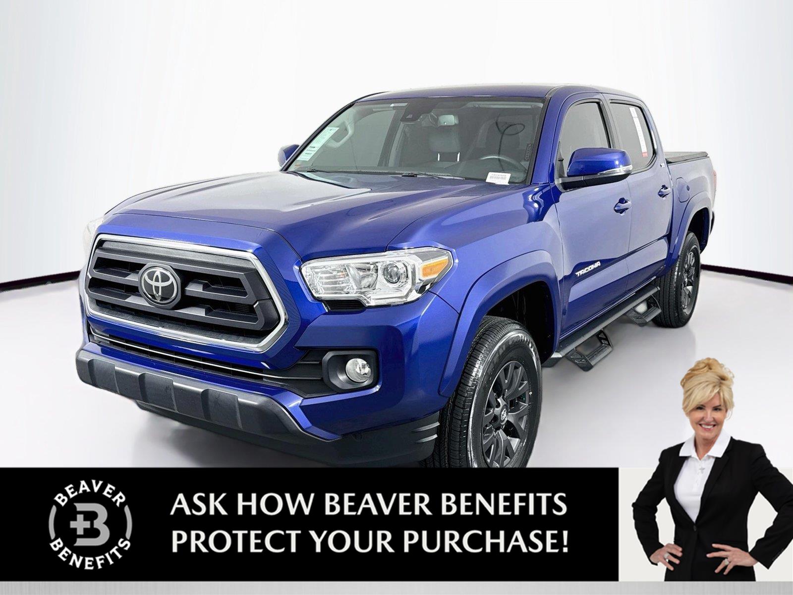 Blue Crush Metallic 2023 Toyota Tacoma Pickup Truck Four-Wheel Drive Automatic