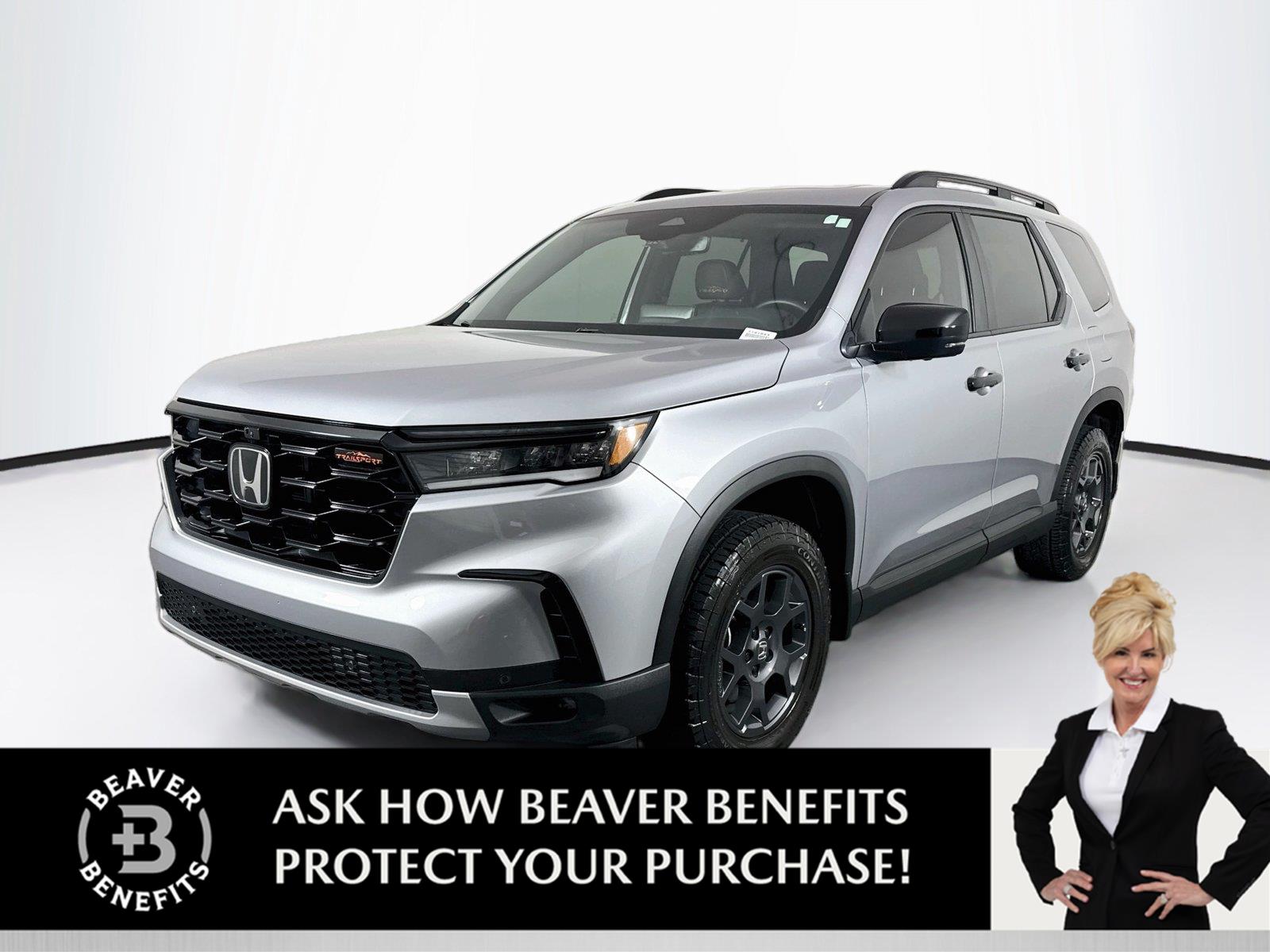 Lunar Silver Metallic 2025 Honda Pilot SUV / Crossover All-Wheel Drive Automatic