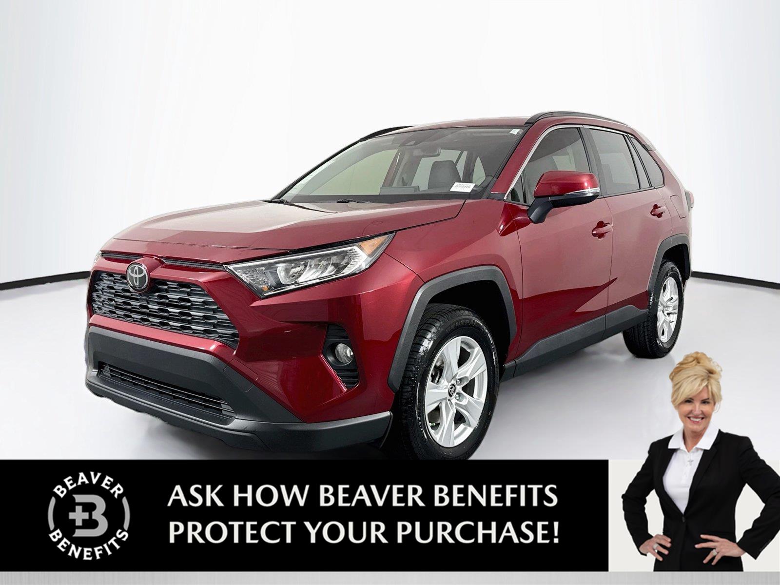 Red (Ruby Flare Pearl) 2019 Toyota RAV4 SUV / Crossover Front-Wheel Drive Automatic