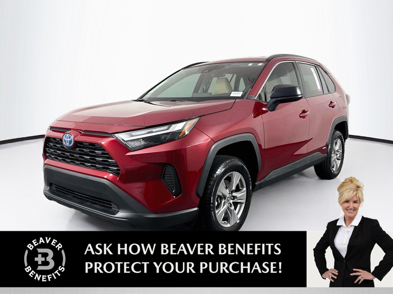 Red (Ruby Flare Pearl) 2023 Toyota RAV4 Hybrid SUV / Crossover All-Wheel Drive Continuously Variable Transmission