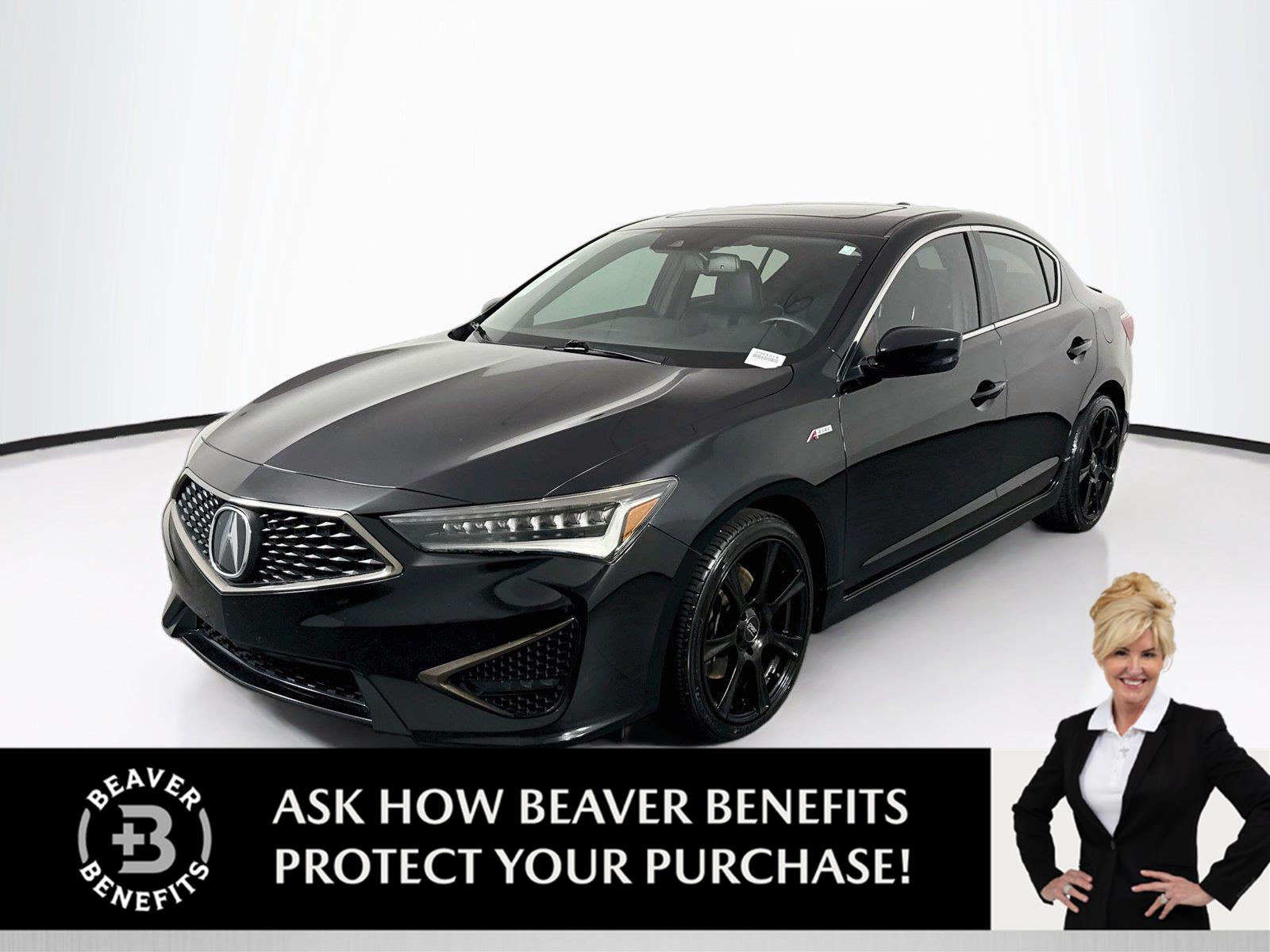 Majestic Black Pearl 2019 Acura ILX Sedan Front-Wheel Drive 8-Speed Automatic