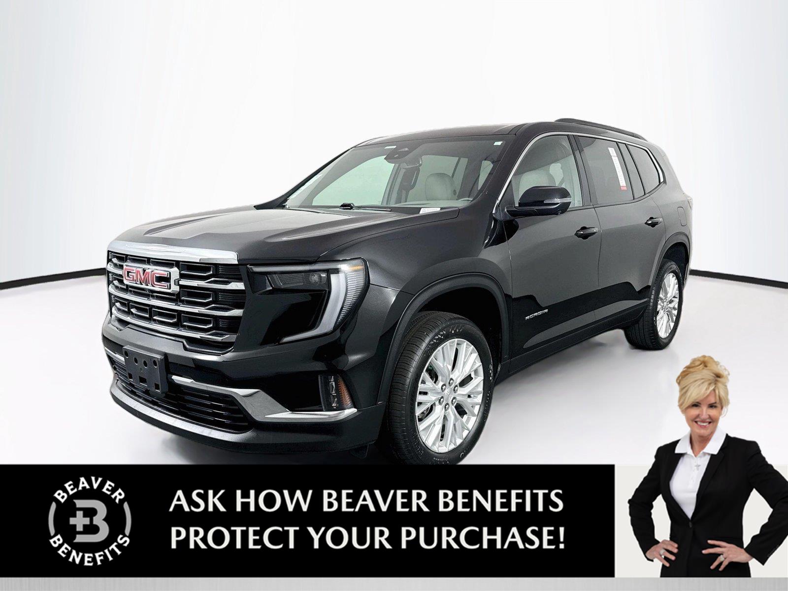 Black (Ebony Twilight Metallic) 2024 GMC Acadia SUV / Crossover Four-Wheel Drive 8-Speed Automatic
