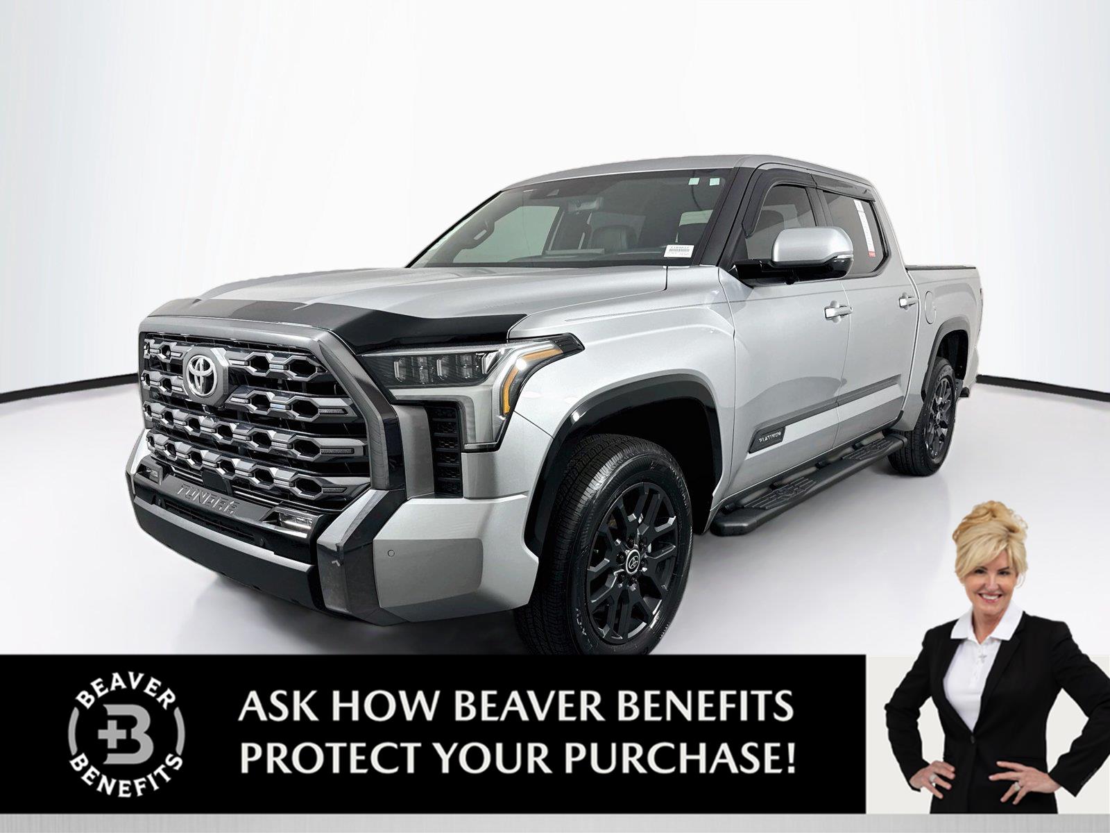 Celestial Silver Metallic 2024 Toyota Tundra Pickup Truck Four-Wheel Drive Automatic