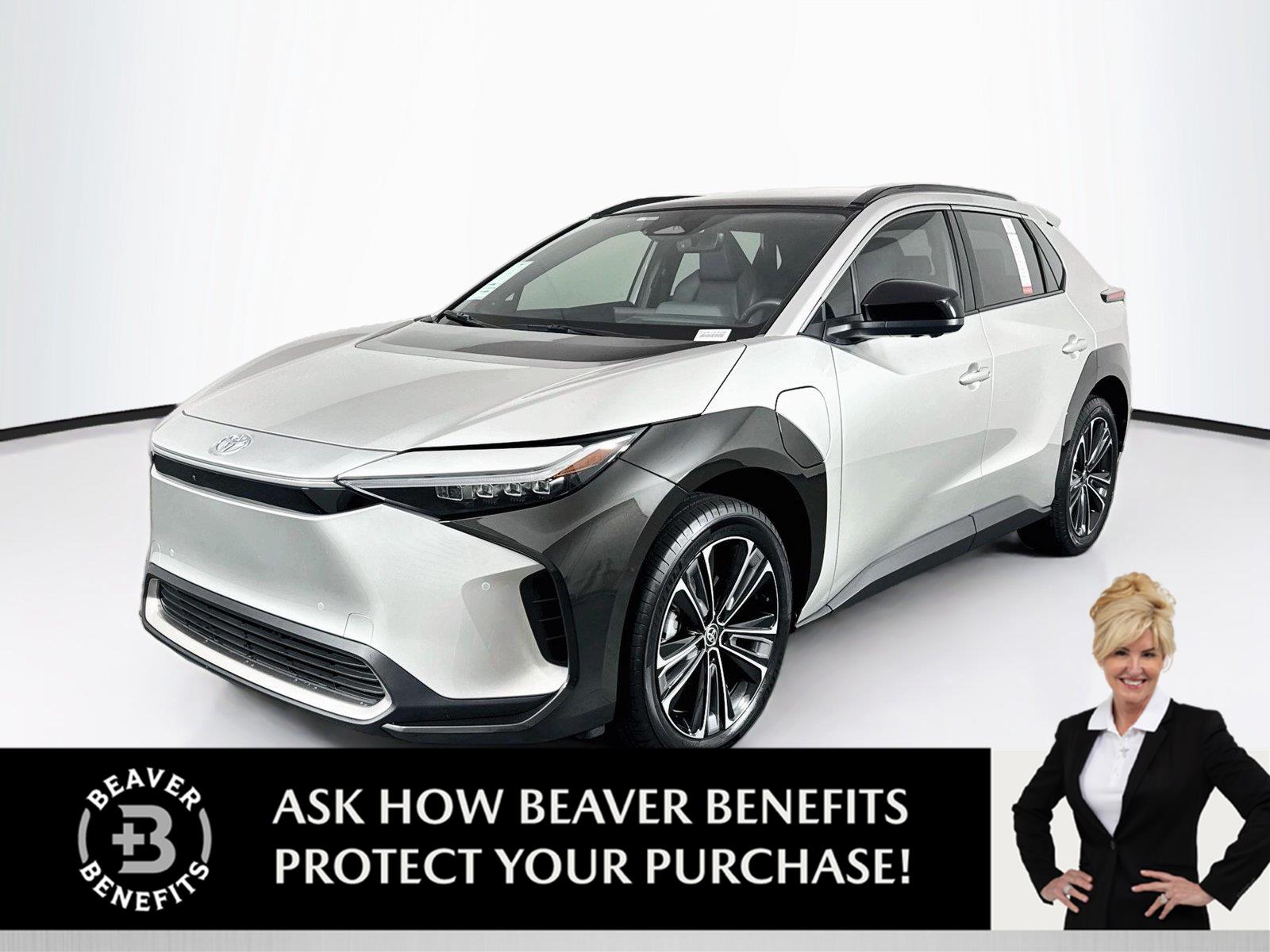 Elemental Silver Metallic w/Black Roof 2023 Toyota bZ4X SUV / Crossover Front-Wheel Drive Automatic