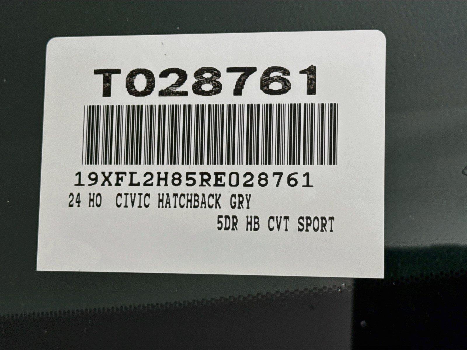 2024 Honda Civic Hatchback Sport photo 37