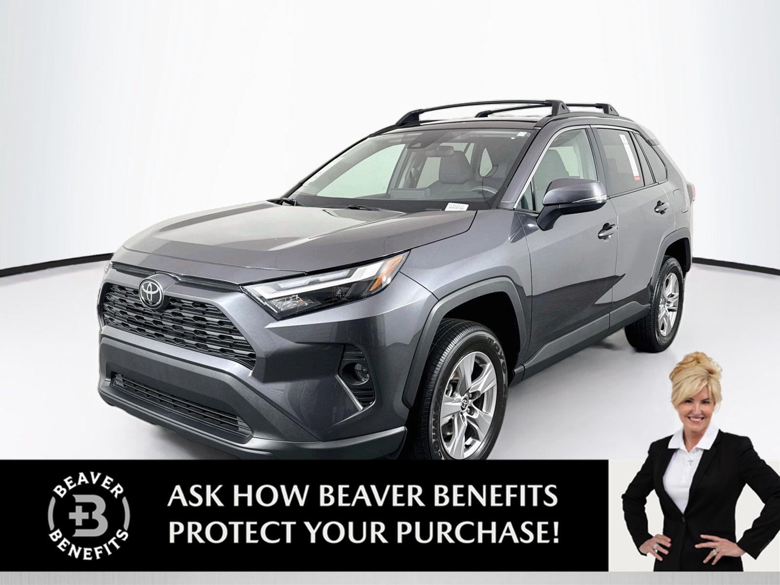 Magnetic Gray Metallic 2025 Toyota RAV4 SUV / Crossover Front-Wheel Drive 8-Speed Automatic