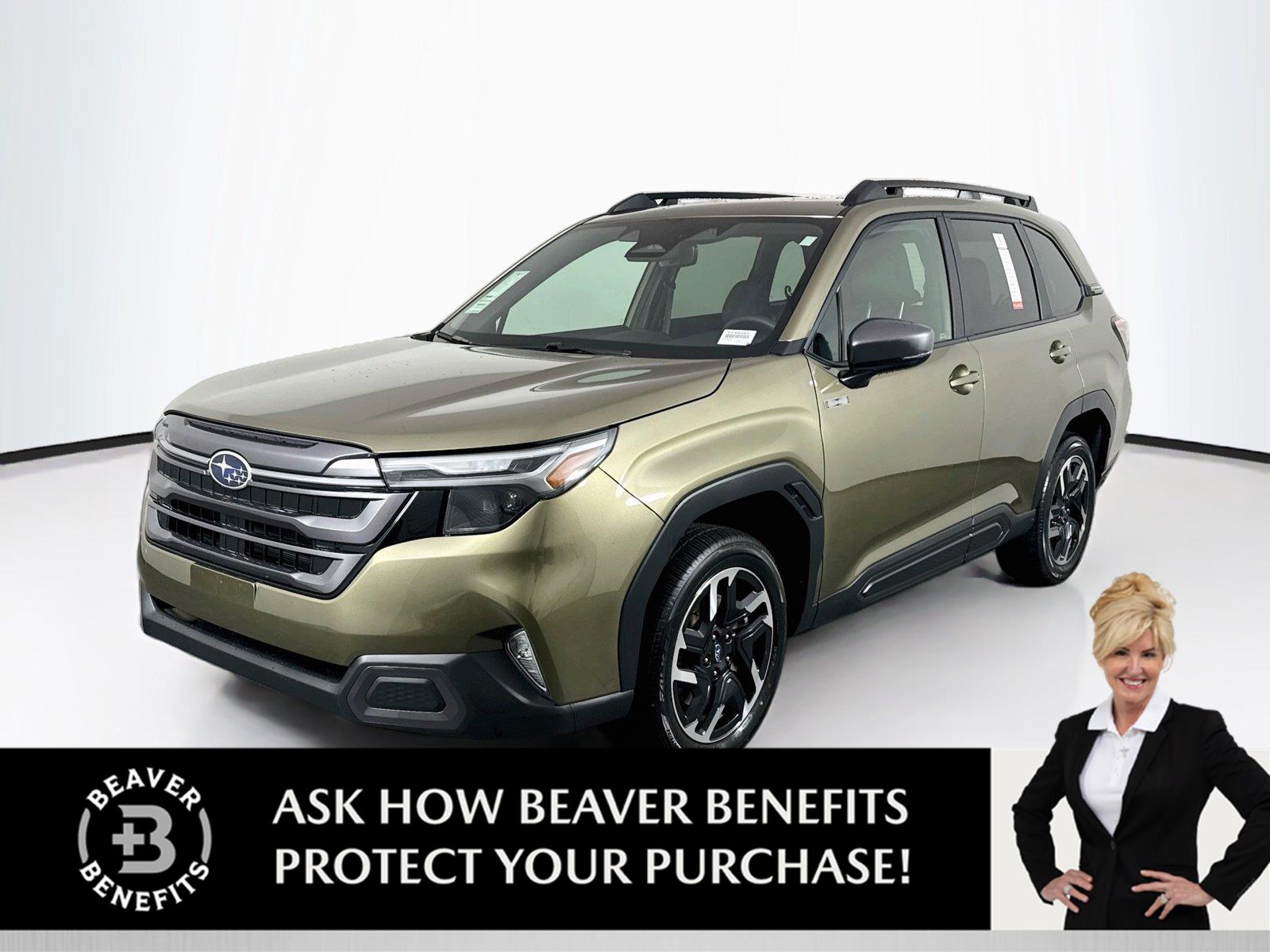 Autumn Green Metallic 2026 Subaru Forester Hybrid SUV / Crossover All-Wheel Drive Continuously Variable Transmission