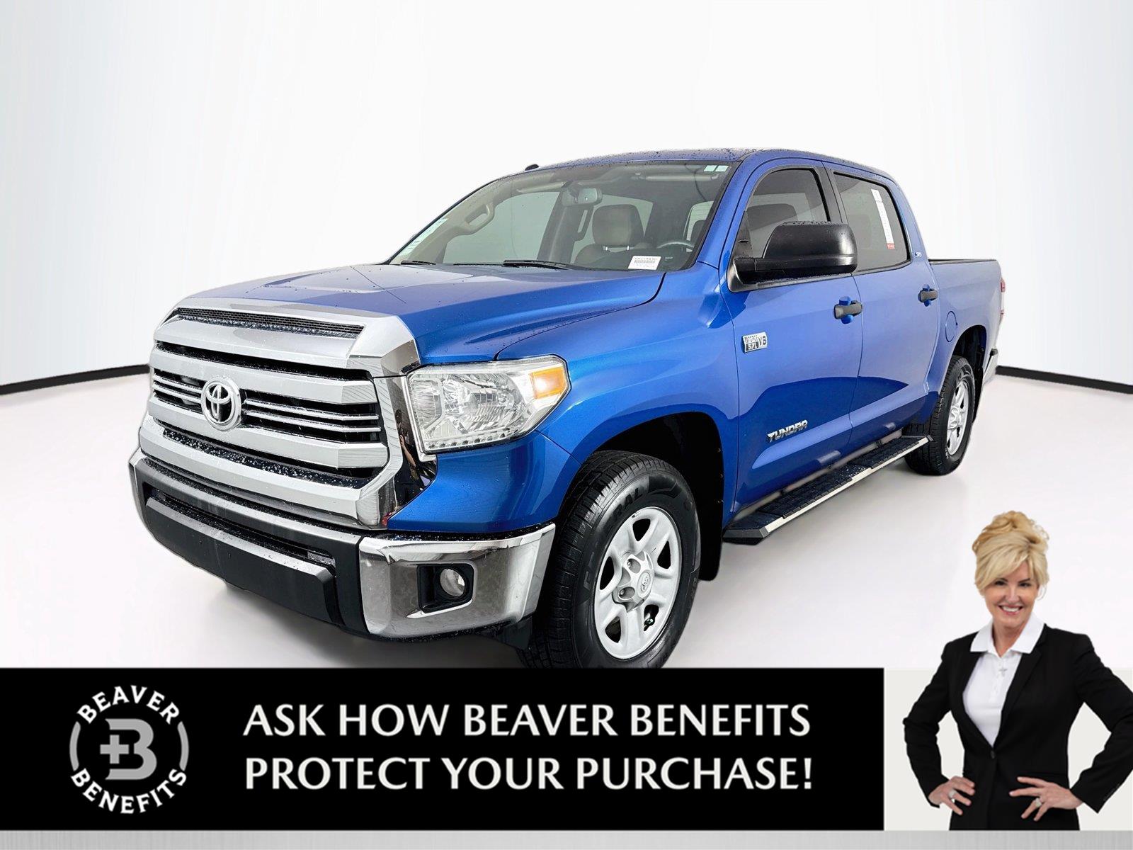 Blazing Blue Pearl 2017 Toyota Tundra Pickup Truck 4X2 Automatic
