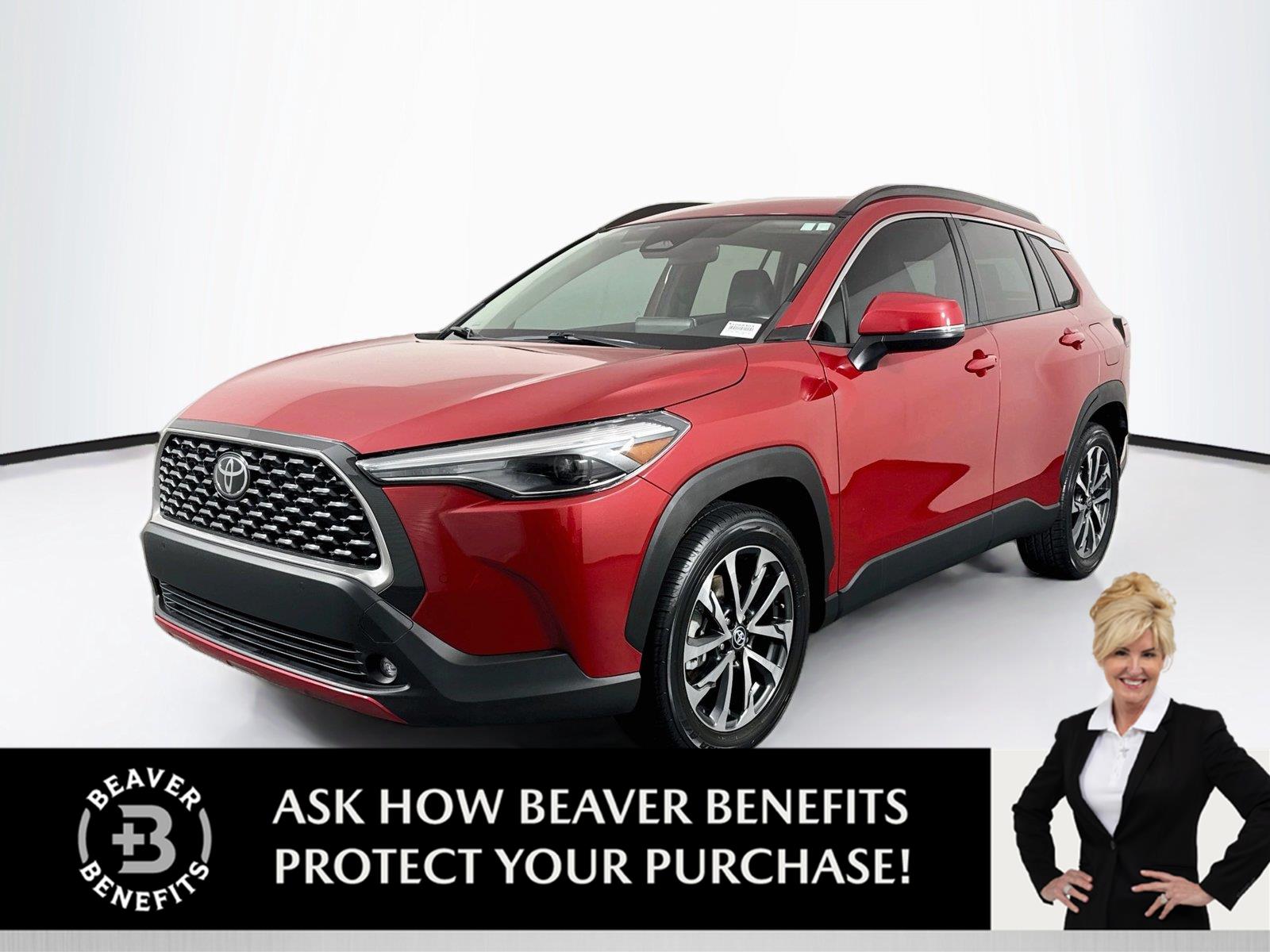 Barcelona Red Metallic 2023 Toyota Corolla Cross SUV / Crossover All-Wheel Drive Continuously Variable Transmission