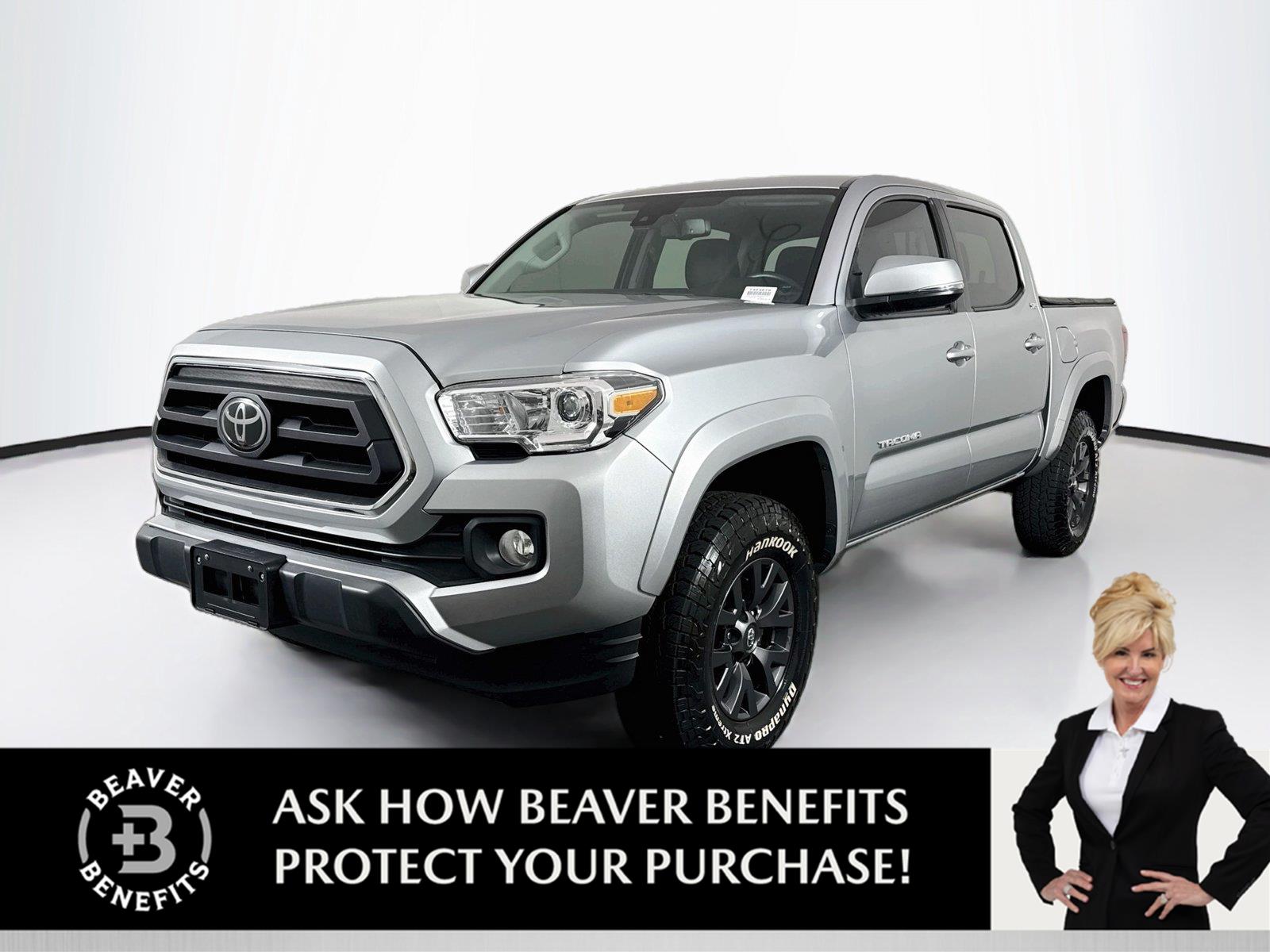 Celestial Silver Metallic 2022 Toyota Tacoma Pickup Truck Four-Wheel Drive Automatic