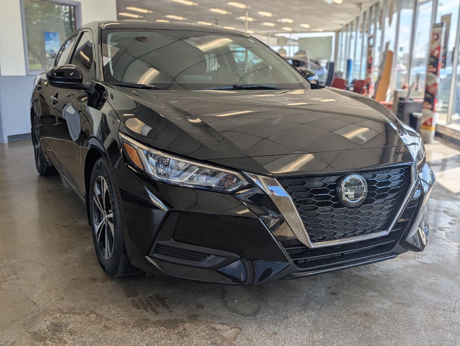 Super Black 2023 Nissan Sentra SV FWD Sedan Front-Wheel Drive Continuously Variable Transmission
