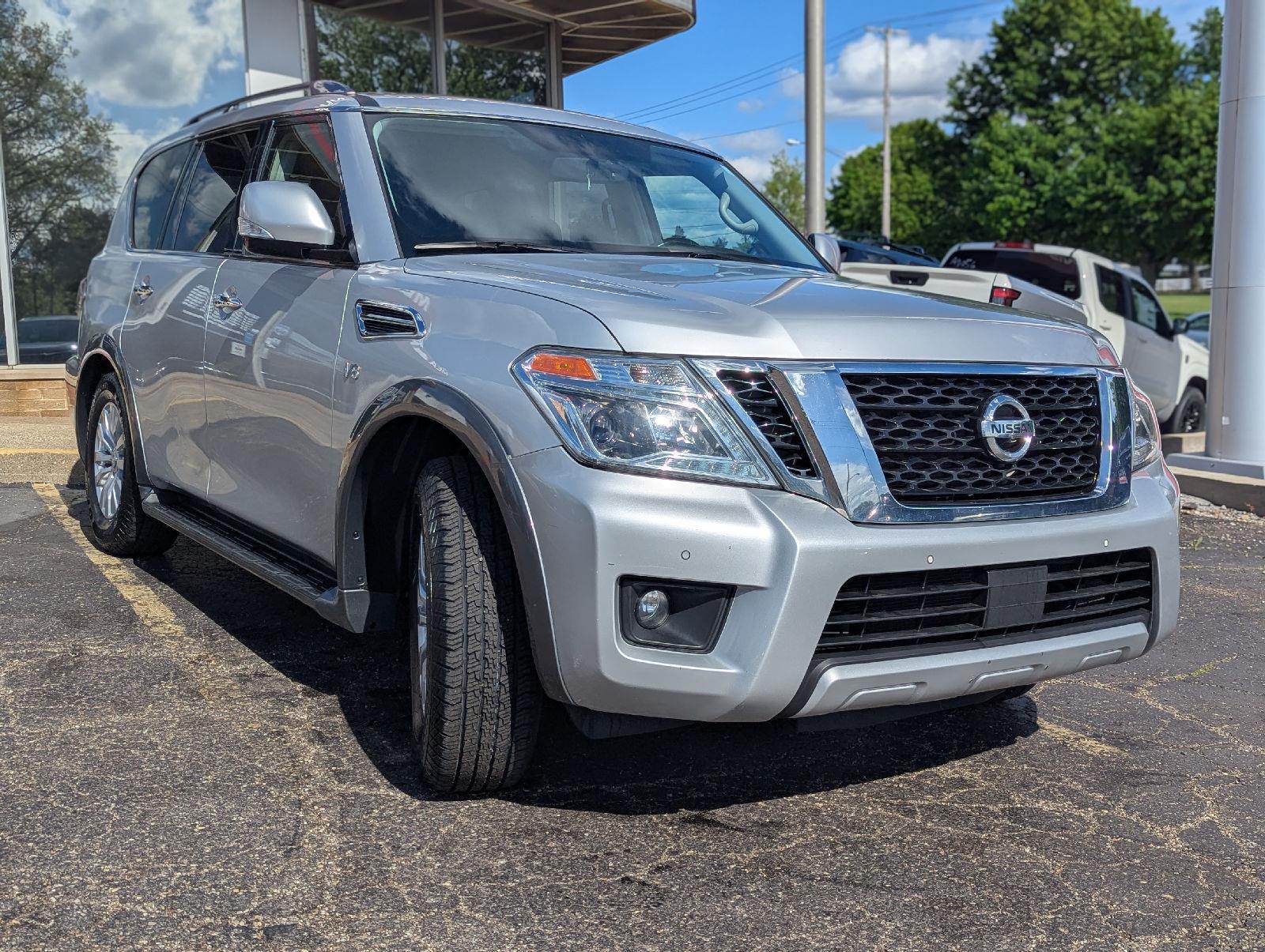 Brilliant Silver 2018 Nissan Armada SUV / Crossover Four-Wheel Drive Automatic