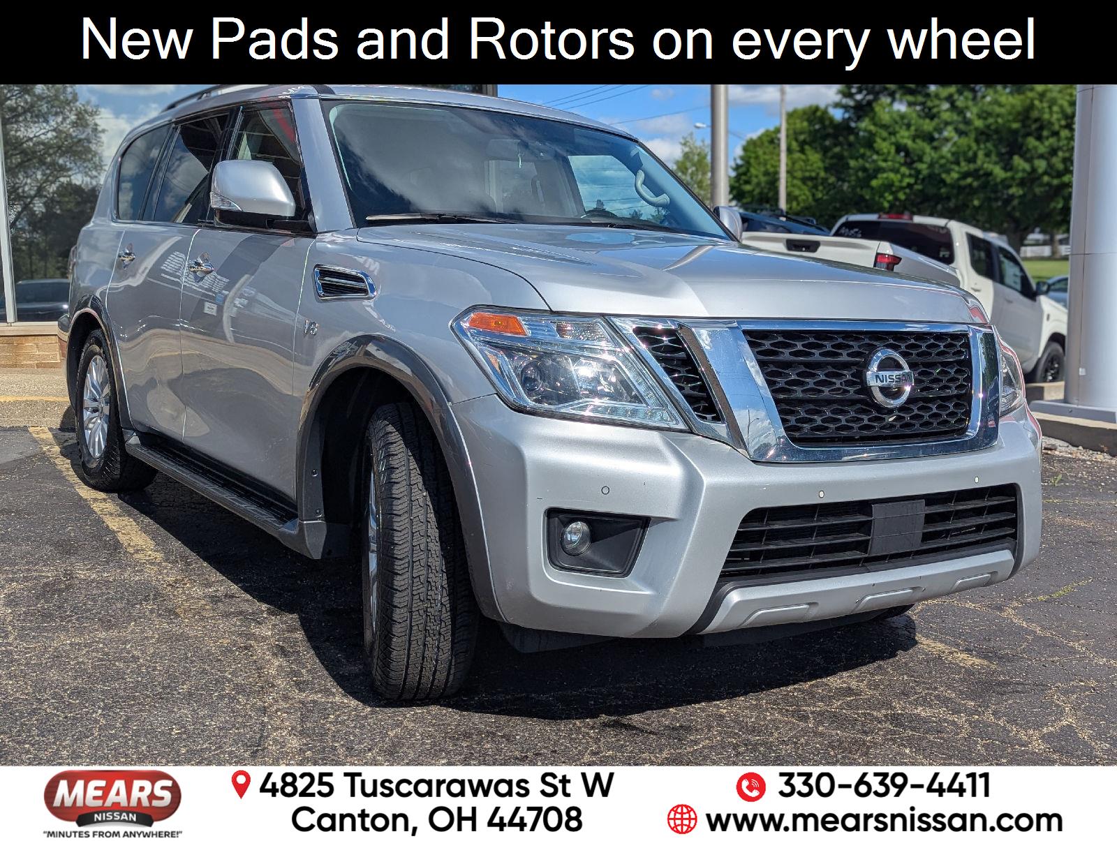 Brilliant Silver 2018 Nissan Armada SUV / Crossover Four-Wheel Drive Automatic