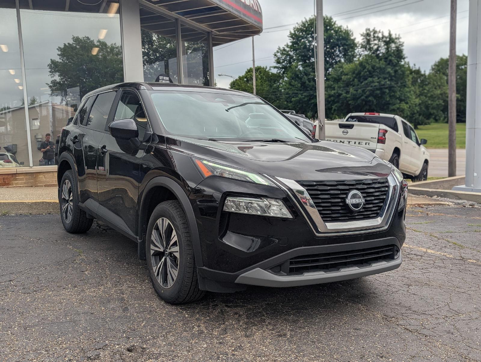 Super Black 2023 Nissan Rogue SUV / Crossover All-Wheel Drive Continuously Variable Transmission