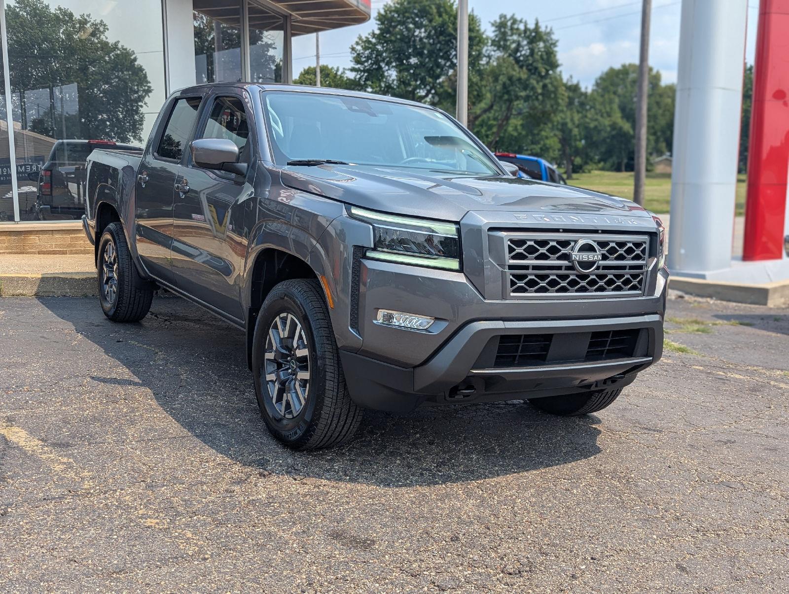 Gray (Gun Metallic) 2024 Nissan Frontier Pickup Truck Four-Wheel Drive Automatic