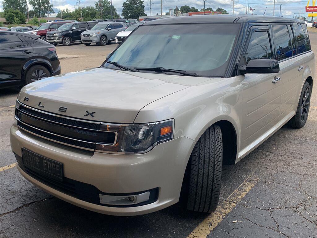 White Gold 2018 Ford Flex SUV / Crossover All-Wheel Drive 6-Speed Automatic