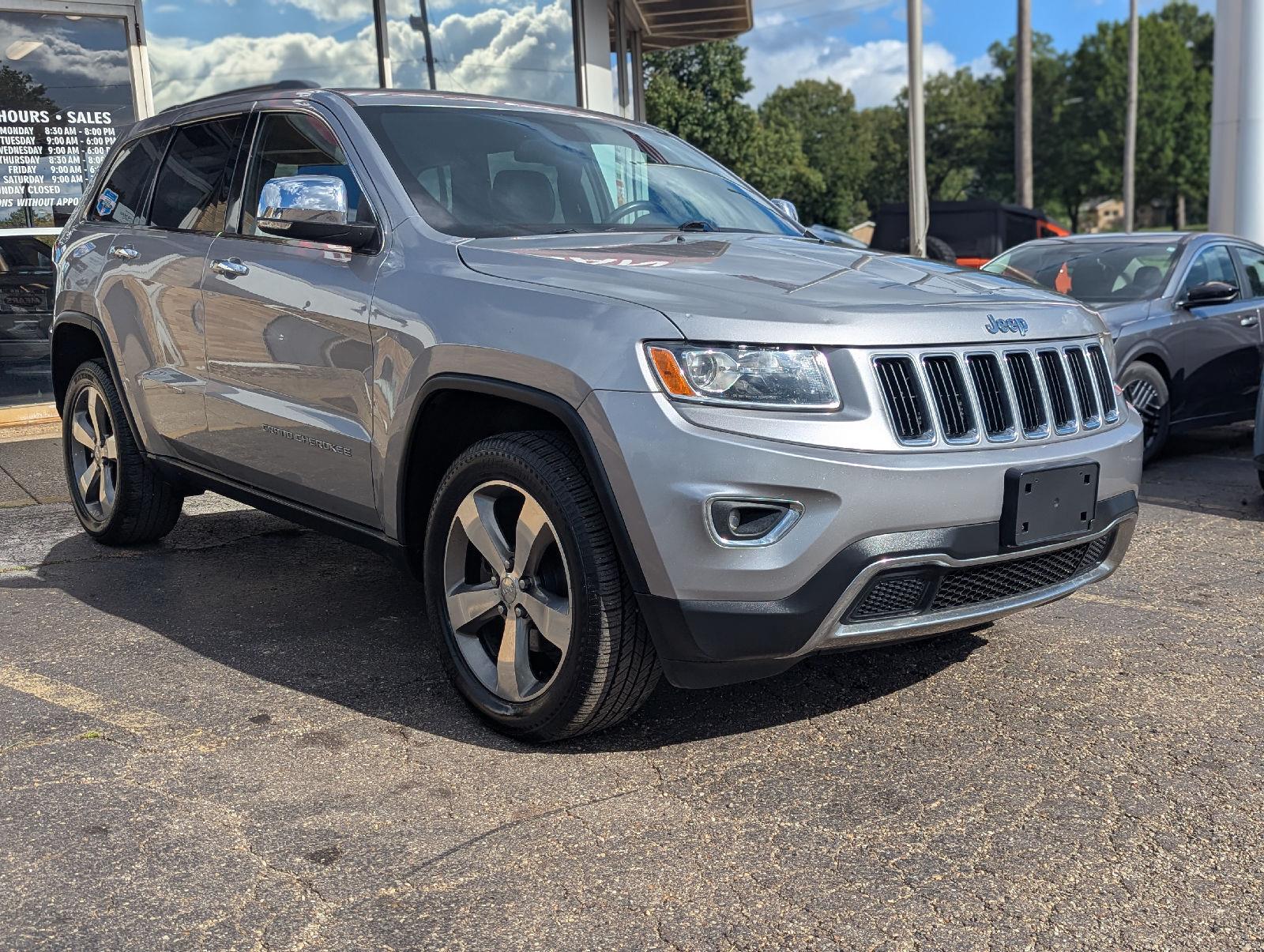 Billet Silver Metallic Clearcoat 2016 Jeep Grand Cherokee SUV / Crossover Four-Wheel Drive 8-Speed Automatic