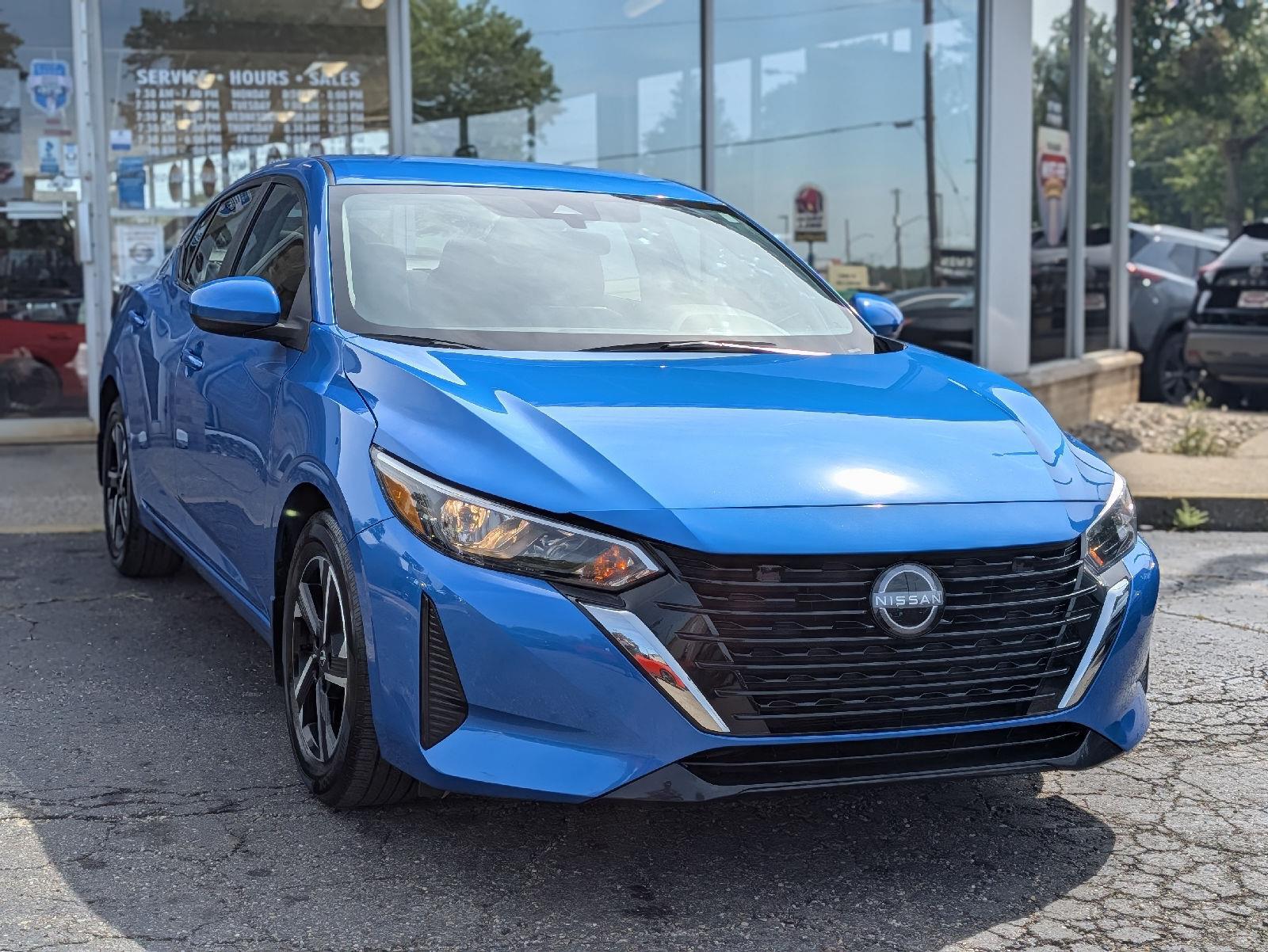 Electric Blue Metallic 2024 Nissan Sentra Sedan Front-Wheel Drive Continuously Variable Transmission