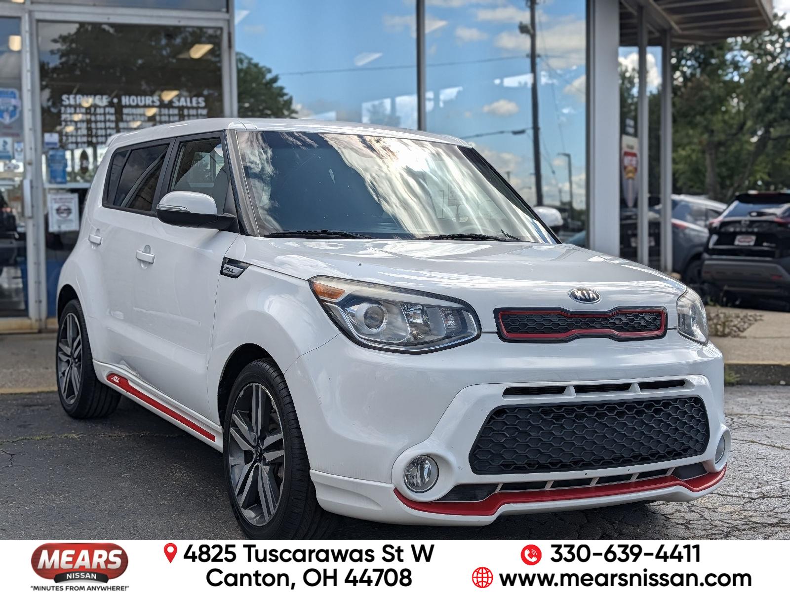 Clear White 2014 Kia Soul Wagon Front-Wheel Drive 6-Speed Automatic