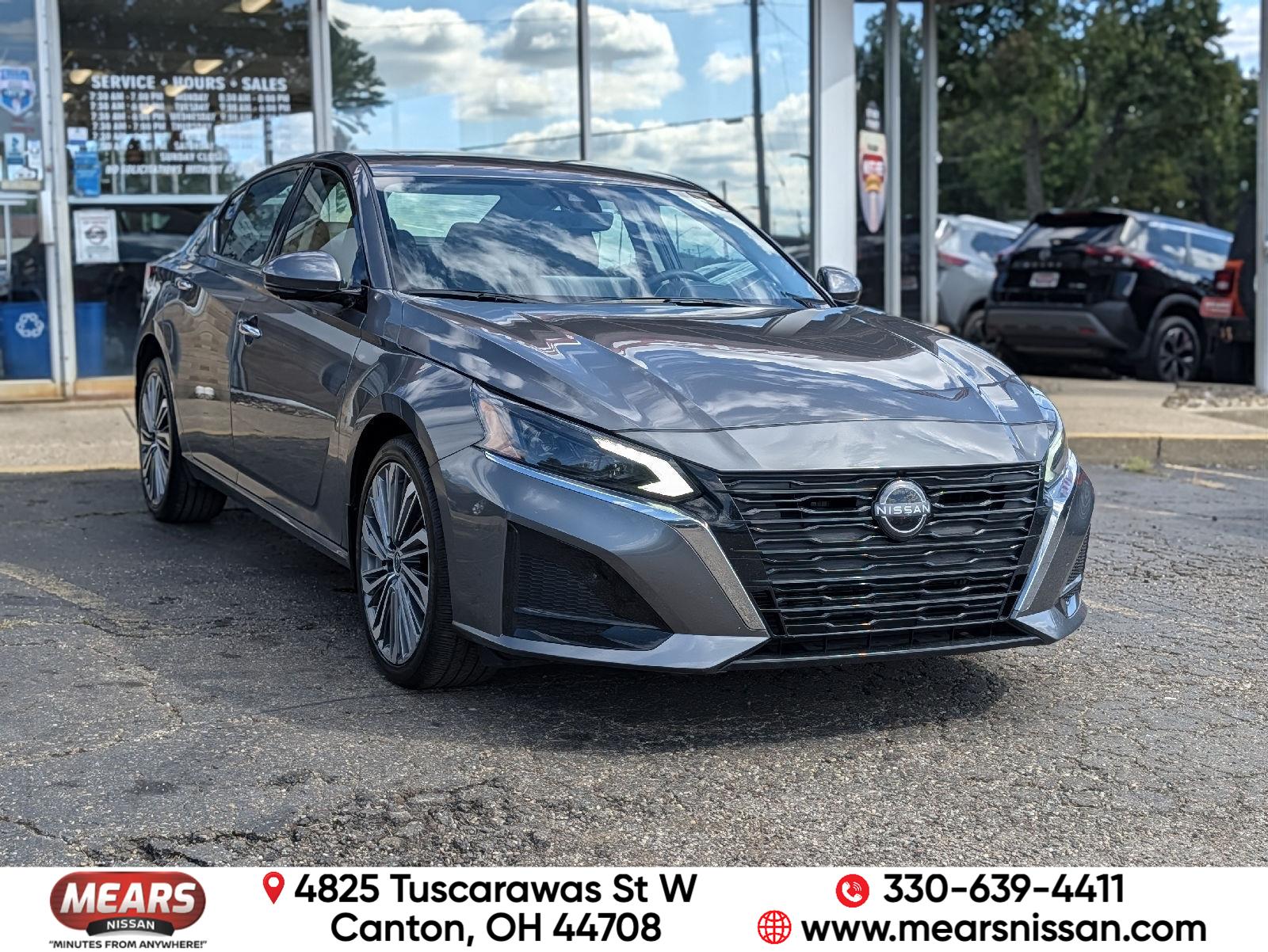 Gray (Gun Metallic) 2024 Nissan Altima Sedan All-Wheel Drive Continuously Variable Transmission