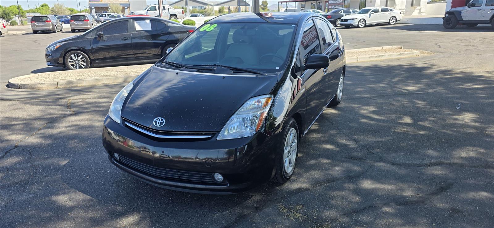 Black 2008 Toyota Prius FWD Hatchback Front-Wheel Drive Continuously Variable Transmission