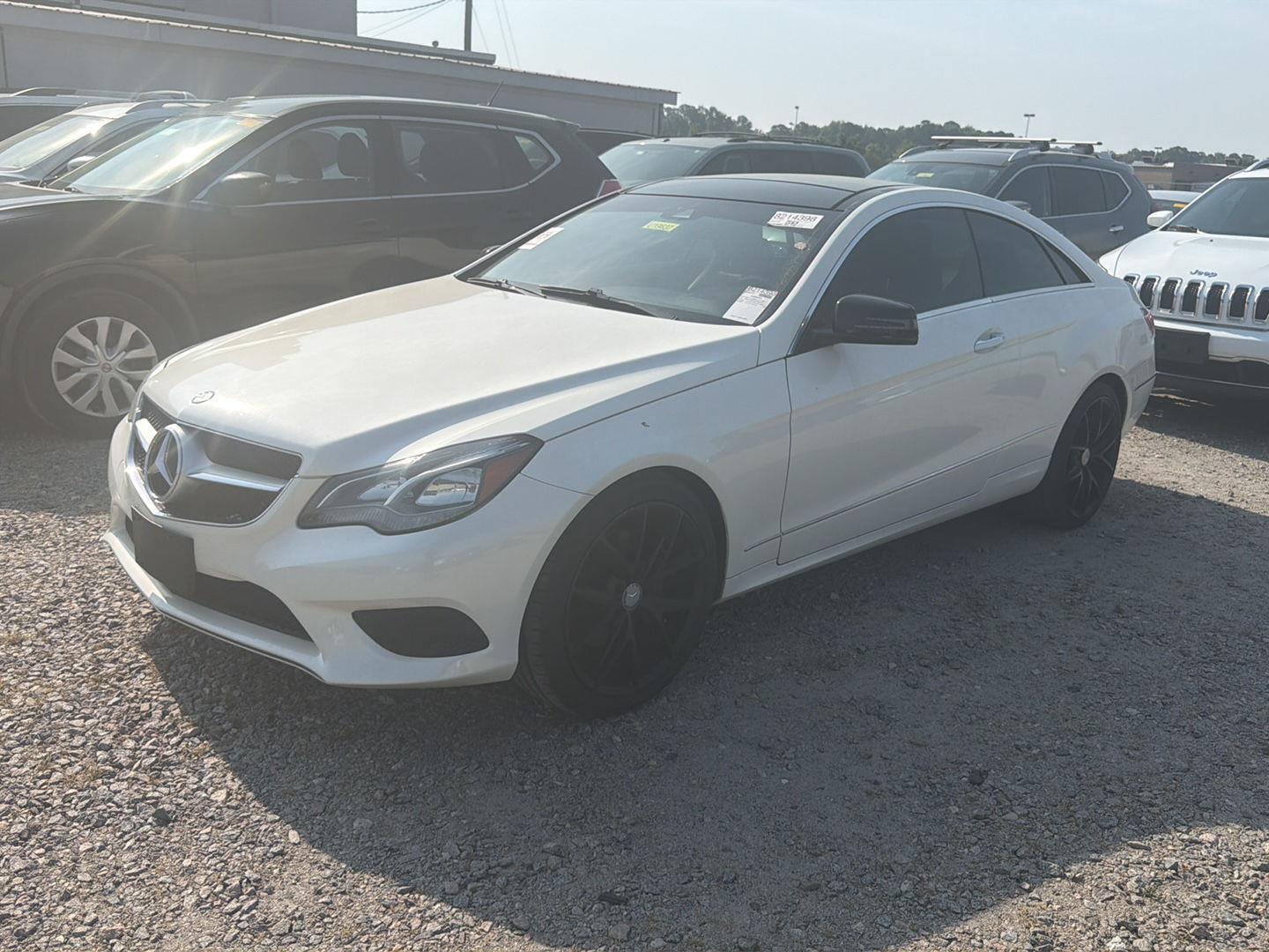 designo Diamond White 2015 Mercedes-Benz E-Class E 400 Coupe 4MATIC AWD Coupe All-Wheel Drive Automatic