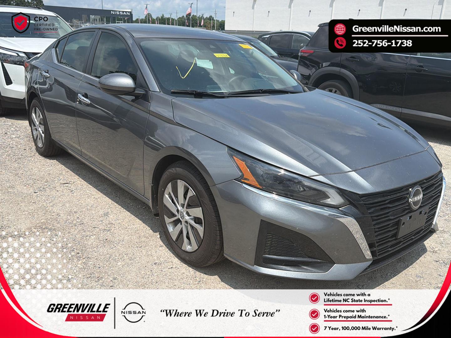 Gray (Gun Metallic) 2023 Nissan Altima Sedan Front-Wheel Drive Continuously Variable Transmission