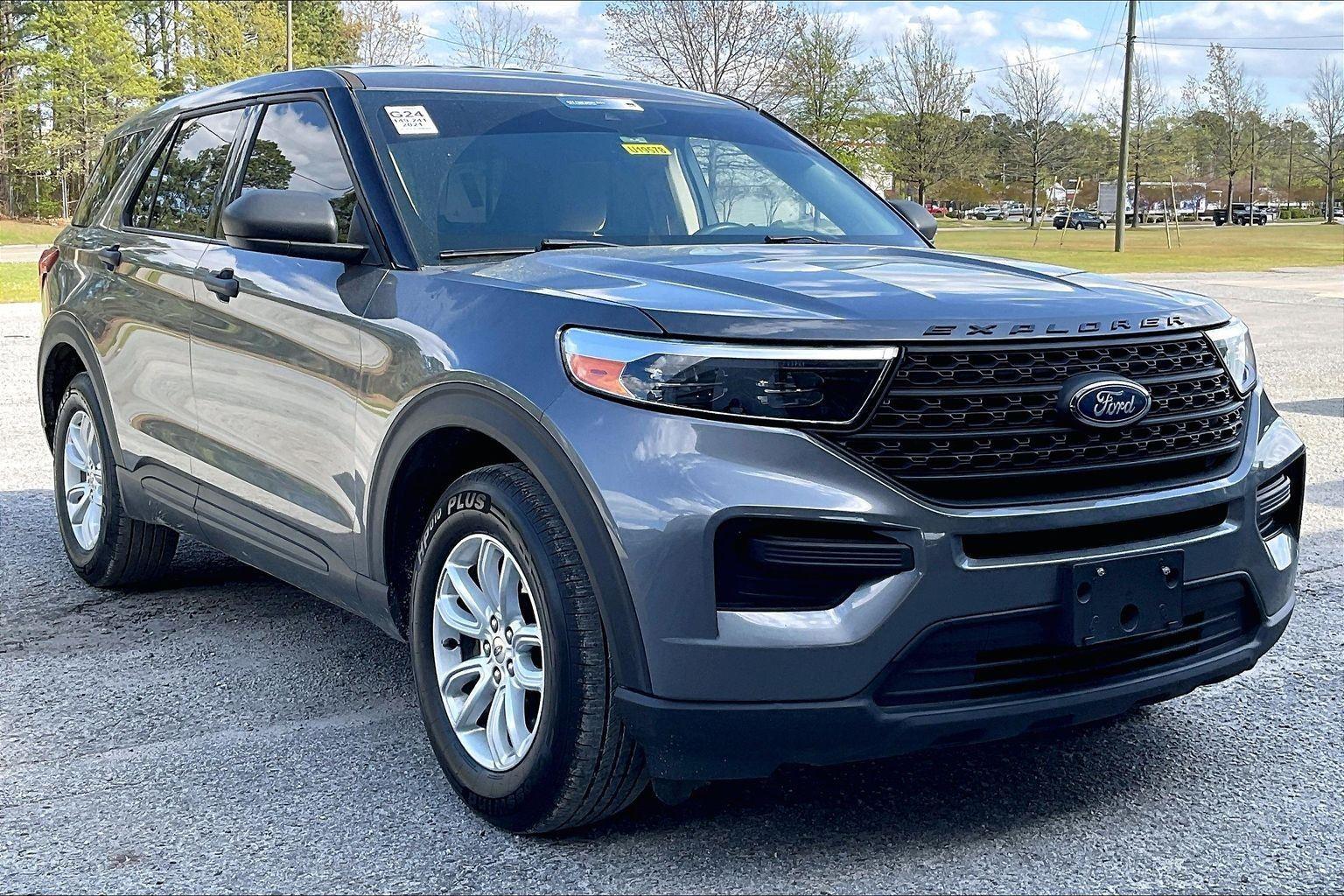 Carbonized Gray Metallic 2021 Ford Explorer AWD SUV / Crossover All-Wheel Drive Automatic