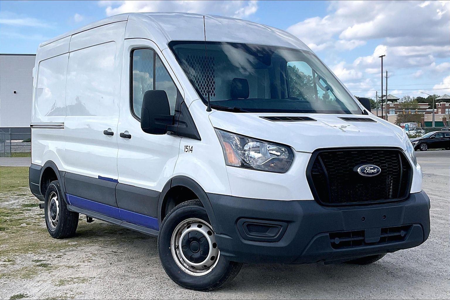 Oxford White 2021 Ford Transit Cargo 250 Medium Roof LB RWD Van Rear-Wheel Drive