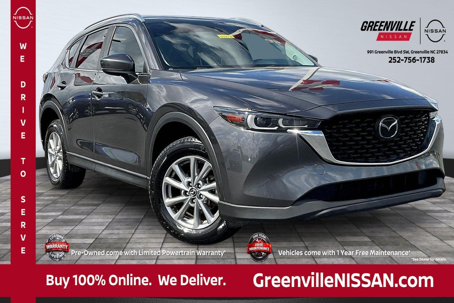 Machine Gray Metallic 2022 Mazda CX-5 2.5 S Preferred AWD SUV / Crossover All-Wheel Drive Automatic