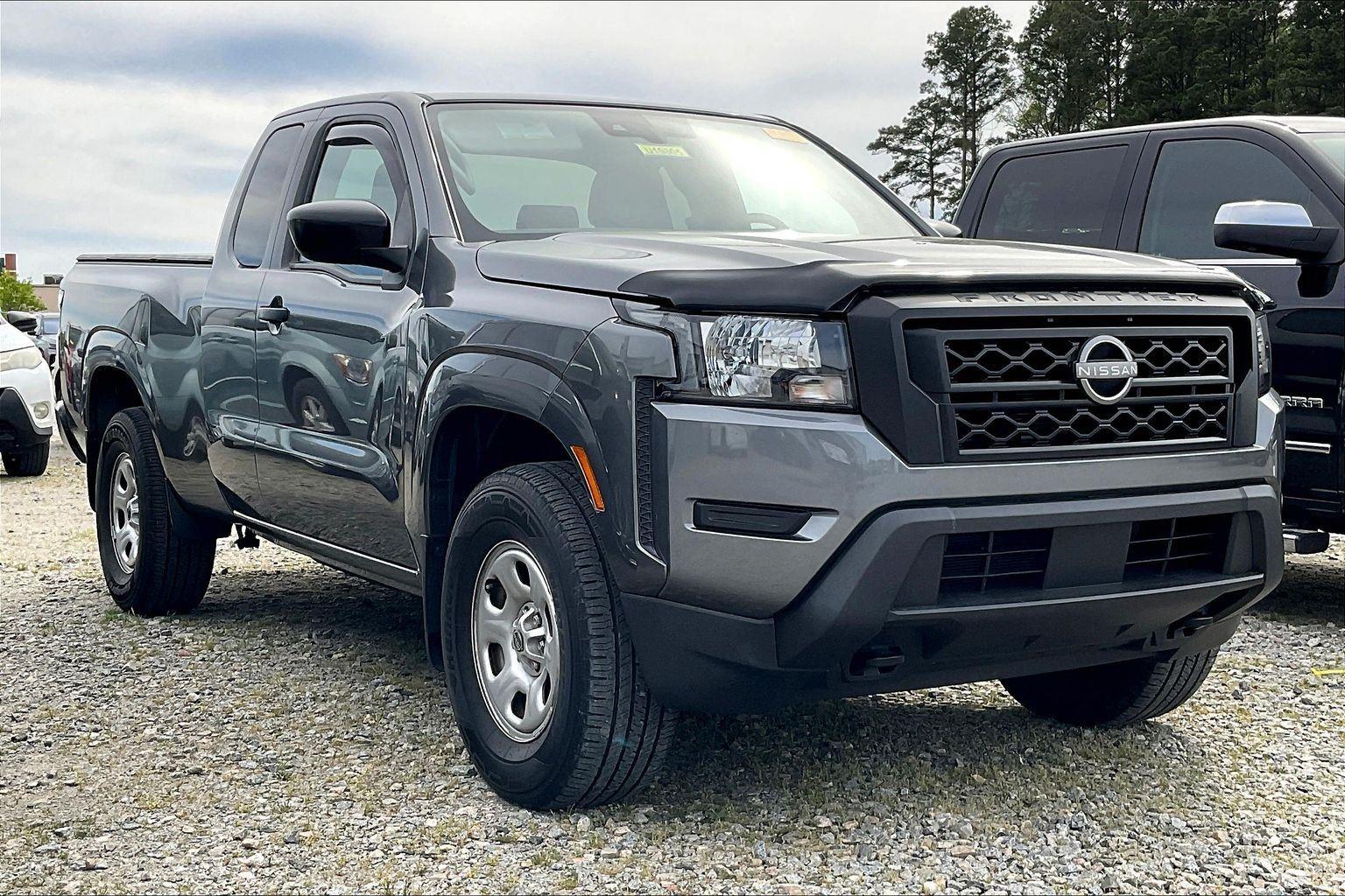 Gray (Gun Metallic) 2022 Nissan Frontier S King Cab 4WD Pickup Truck Four-Wheel Drive Automatic