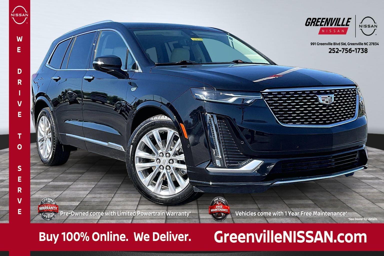 Stellar Black Metallic 2021 Cadillac XT6 Premium Luxury FWD SUV / Crossover Front-Wheel Drive 9-Speed Automatic