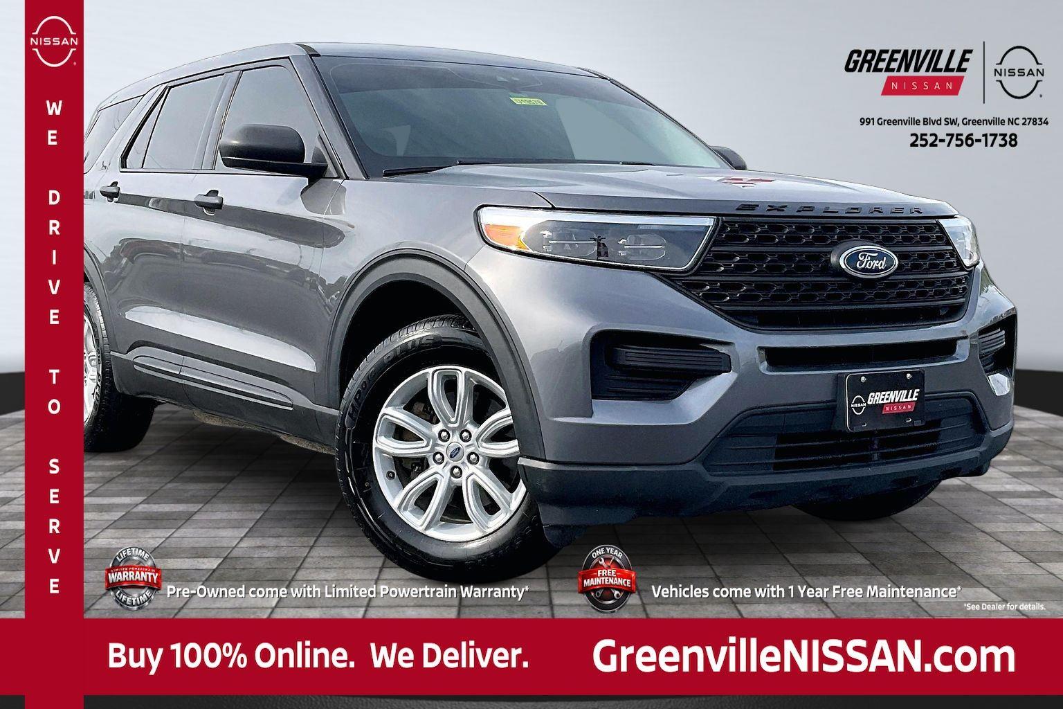 Carbonized Gray Metallic 2021 Ford Explorer AWD SUV / Crossover All-Wheel Drive Automatic
