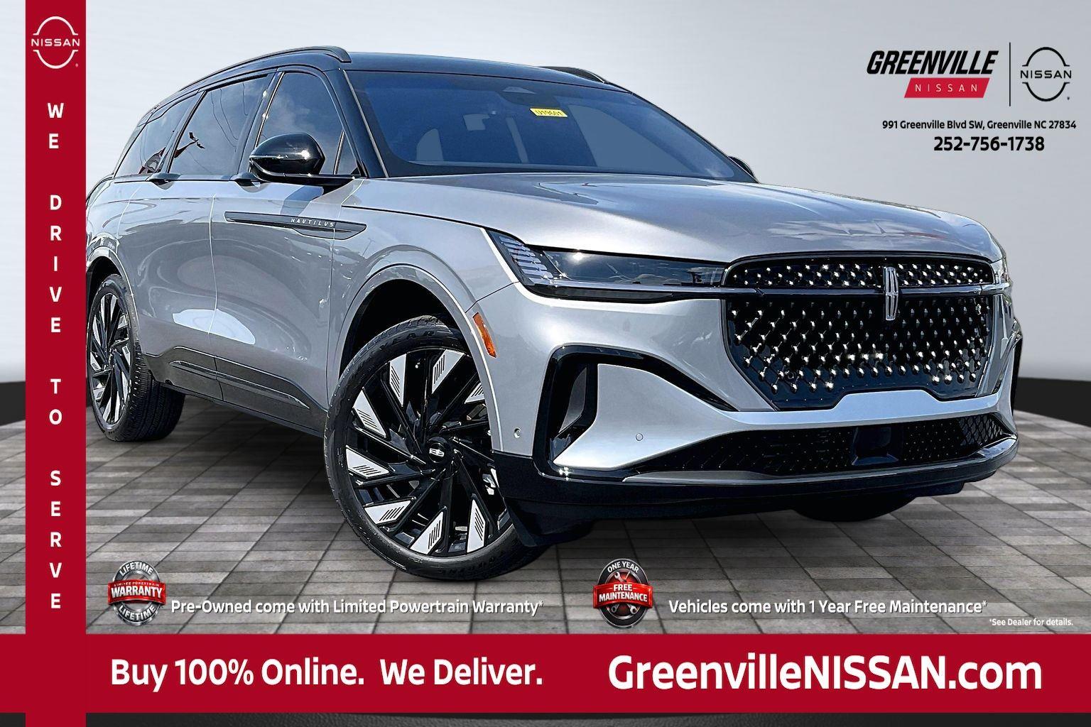 Lustrous Gray Metallic Clearcoat 2024 Lincoln Nautilus Reserve AWD SUV / Crossover All-Wheel Drive 8-Speed Automatic