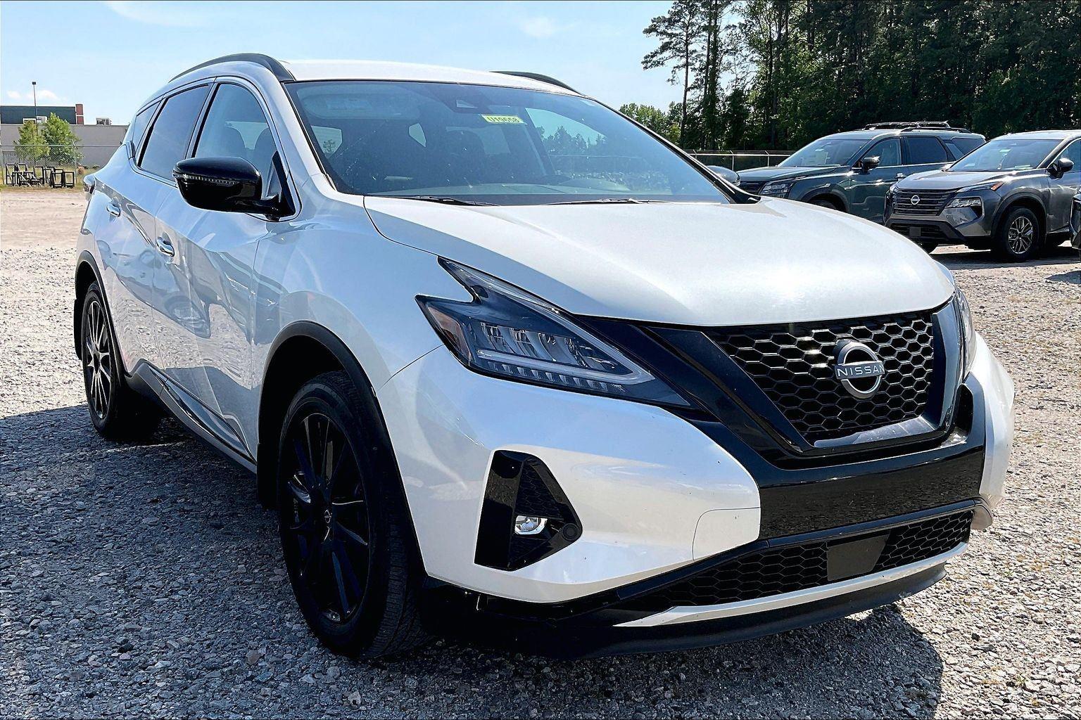 Pearl White Tricoat 2024 Nissan Murano SV FWD SUV / Crossover Front-Wheel Drive Continuously Variable Transmission
