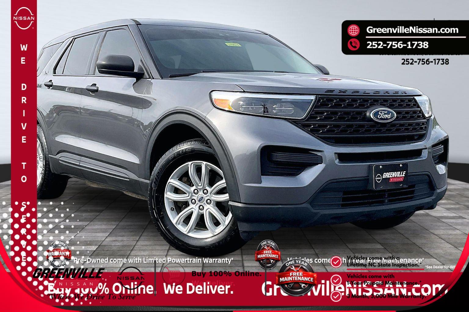 Carbonized Gray Metallic 2021 Ford Explorer AWD SUV / Crossover All-Wheel Drive Automatic